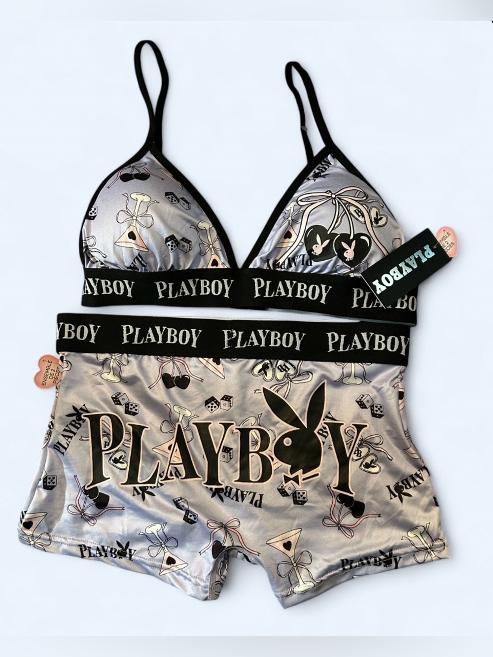 Playboy Intimates NWT 2PC Lounge Set - Size M - Picture 3 of 6